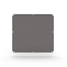 Металлокассета фасадная 585х585 мм, толщина 0,5 мм, графитно-серый