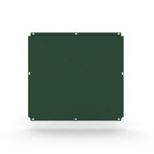 Металлокассета фасадная 585х585 мм, толщина 1 мм, темно-зеленая