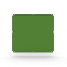 Металлокассета фасадная 585х585 мм, толщина 0,7 мм, зеленая