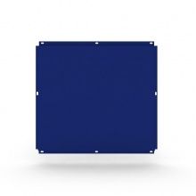Металлокассета фасадная 585х585 мм, толщина 0,7 мм, синяя