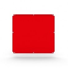 Металлокассета фасадная 585х585 мм, толщина 1,2 мм, красная