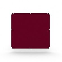 Металлокассета фасадная 585х585 мм, толщина 1 мм, темно-красная