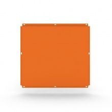 Металлокассета фасадная 585х585 мм, толщина 0,7 мм, оранжевая