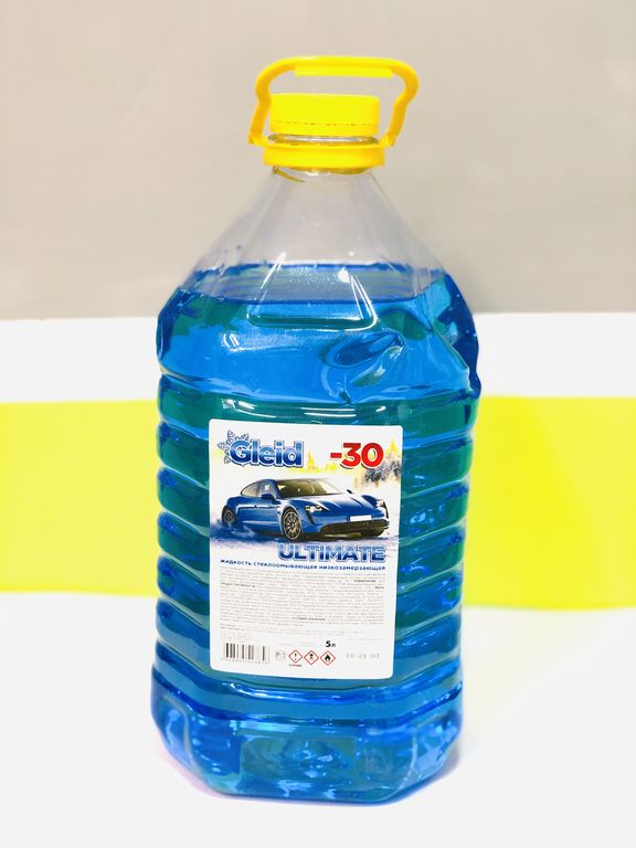 Незамерзающая жидкость GLEID ULTIMATE -30°С ПЭТ 5 литров