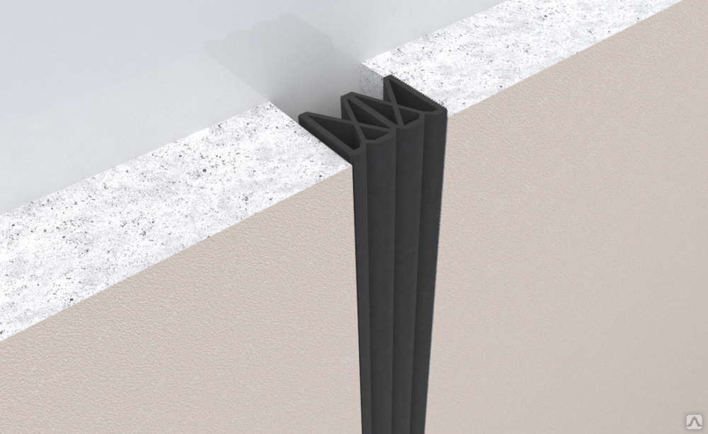 Деформационный шов Дьюмарк Wall для стен AV 17/40 Черный цвет