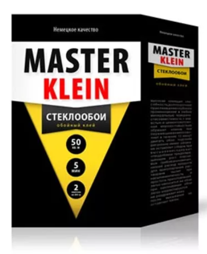 Клей обойный "Master Klein" для стеклообоев, 500гр.(жесткая пачка 18шт/кор) 1009