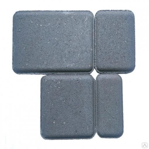 Тротуарная плитка Классико h - 50 мм цвет серый 1