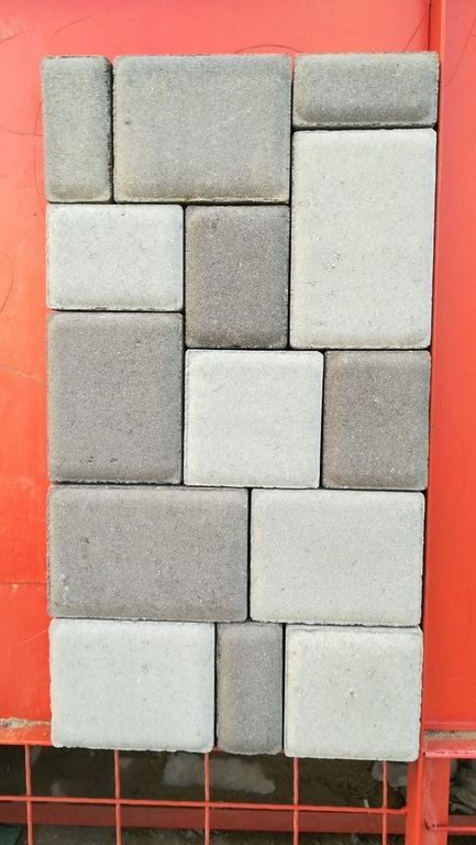 Тротуарная плитка Классико h - 50 мм цвет серый 2