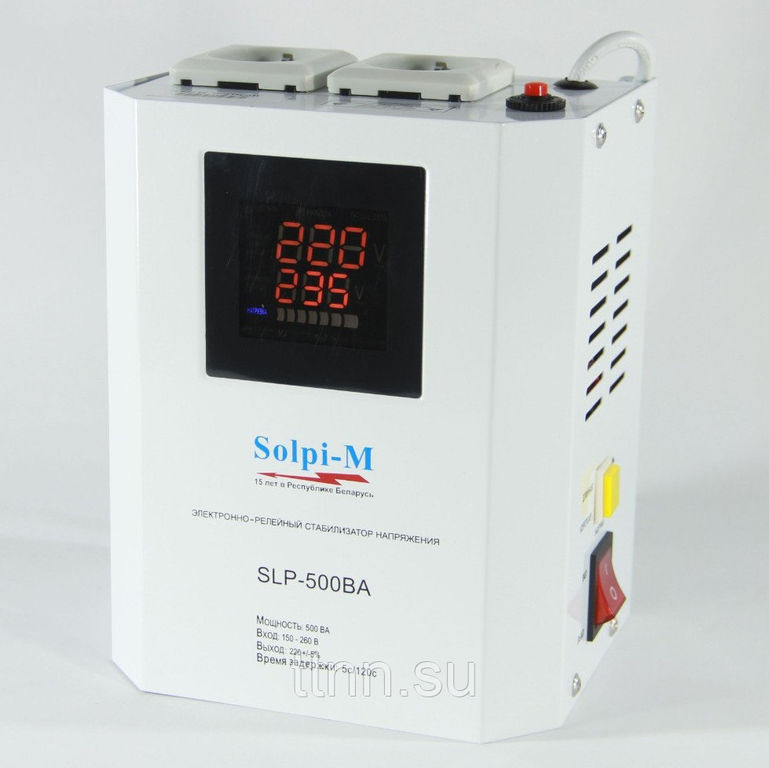 Стабилизатор напряжения Solpi-M SLP-500BA для газовых котлов