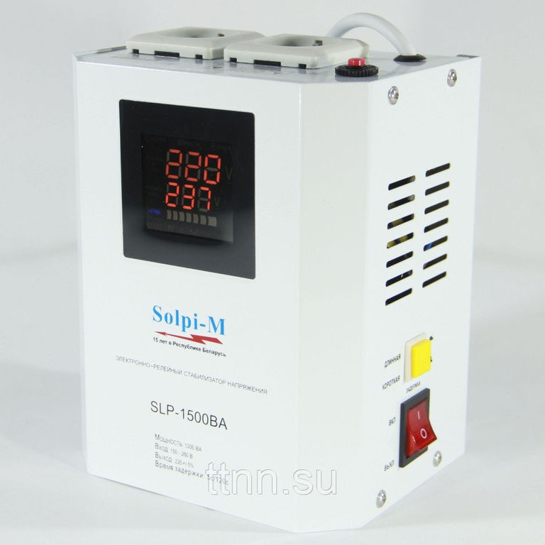 Электронный стабилизатор напряжения Solpi-M SLP-1500BA
