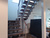 Фасадная лестница к дому маршевая косоур пофоротная с забежными ступенями. размером 1200*4500мм #24
