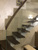 Фасадная лестница к дому маршевая косоур пофоротная с забежными ступенями. размером 1200*4500мм #28