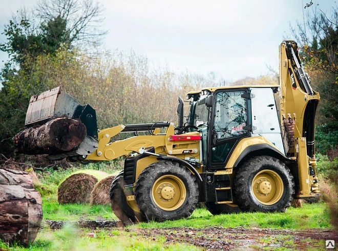 Экскаватор погрузчик Caterpillar 444E