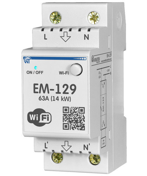 Wi-Fi счетчик электроэнергии с функцией защиты и управления ЕМ-129 Новатек-Электро