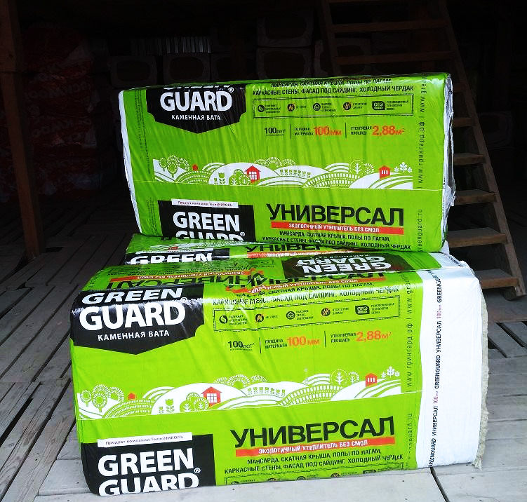 Утеплитель Greenguard Универсал 1200*600*100 мм 4 плит