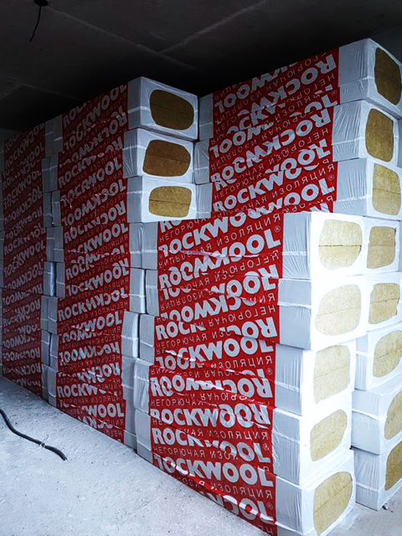 Утеплитель Rockwool Фасад Баттс 1000*600*50 мм 4 плит ROCKWOOL