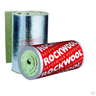 Утеплитель Rockwool Техническая изоляция и огнезащита Тех Мат кашированный фольгой 5000*1000*50 мм 1 рулон ROCKWOOL #1