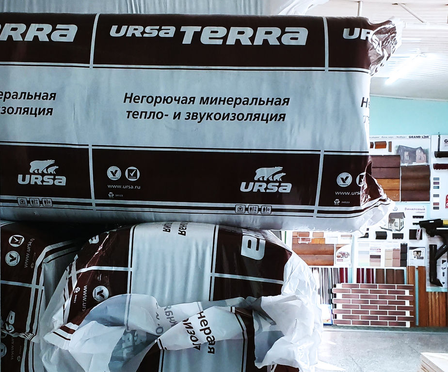 Утеплитель URSA Terra 34 PRO PN 1250*610*50 мм 24 плит