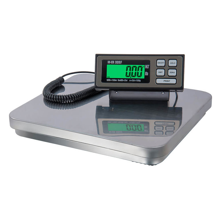 Напольные весы Mertech Фасовочные напольные весы M-ER 333 AF-150.50 FARMER RS-232 LCD