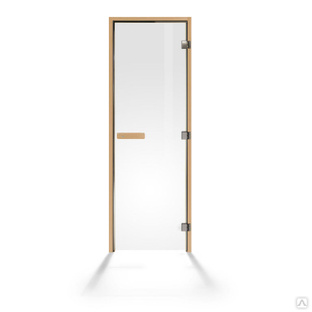 Дверь для сауны Tylo DGL 7x20 (прозрачная, ель, арт. 91032130) 