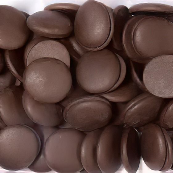Глазурь темная шоколадные диски меш. 1 кг Dulcistar
