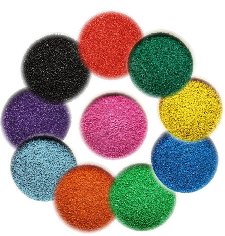 Набор цветного кварцевого песка №10 (10 цветов по 1 кг)