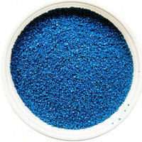 Цветной кварцевый песок 1 кг (синий, фр 0.1-0.3)