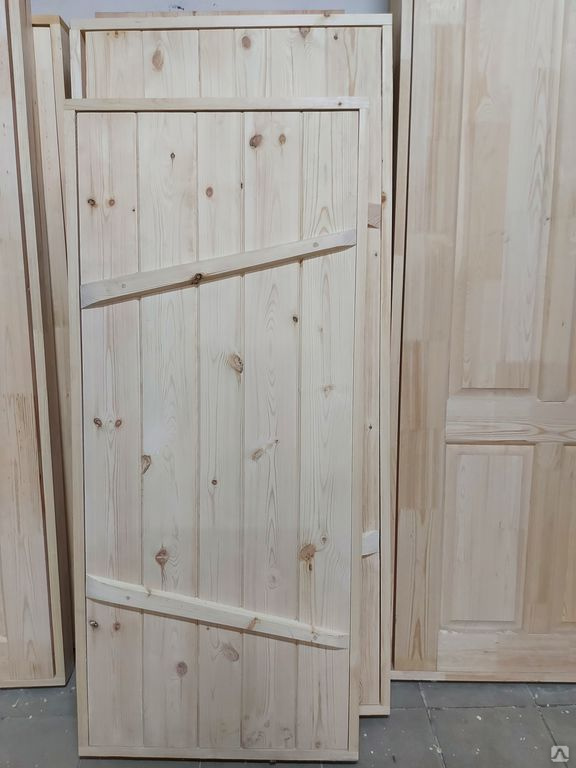 Двери деревянные для бани и сауны из сосны, купить по лучшей цене в Екатеринбурге