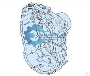 Корпус кпп Ман, Даф, Рено, Вольво, Камаз, ZF Traxon 1358.302.066