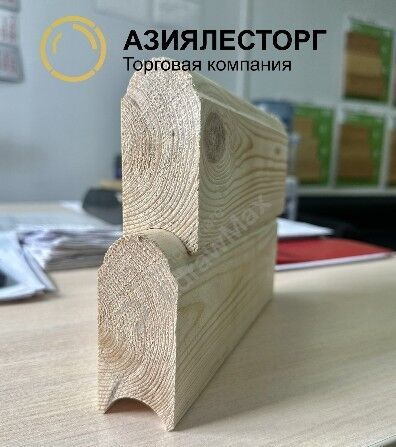 Доска профилированная Лунный паз 40x90x4000 мм